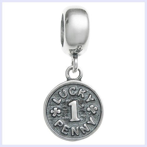 Penny portafortuna argento