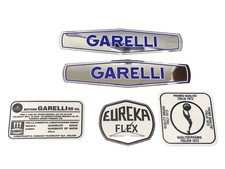 GARELLI EUREKA FLEX kit completo ADESIVI  COLORE NERO - CROMATO -_