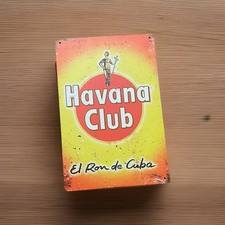 Targa in latta Havana Club Rum