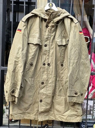 Giacca parka militare pelle - in,