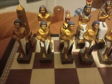 Scacchi De Agostini egiziani anni 2000 ottimo stato con scacchiera 