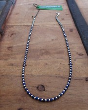 collana uomo donna blu