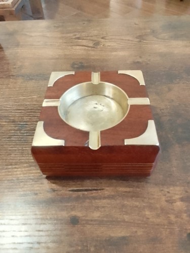 Posacenere vintage legno - vintage, in