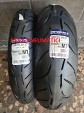 Coppia Gomme 120/70 ZR17 58W 180/55 ZR17 73W Metzeler M7 RR  DOT 2024/2025