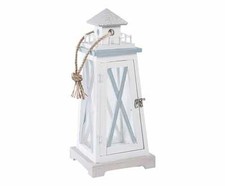 Lanterna portacandela in legno