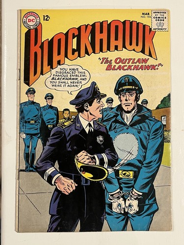 Blackhawk 194 silver age dc - blackhawk,