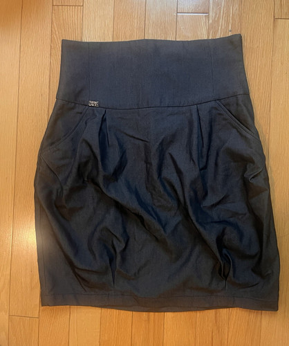 Minigonna donna grigia vintage