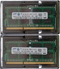 SAMSUNG 2 X 4 GB 8 GB DDR3 1333 MHz PC3L SODIMM Laptop PC PORTATILE Memorie RAM