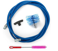 BARETTO - KIT Pulizia Tubi Stufa Pellet 3/6 M + 1 Spazzola DN 80