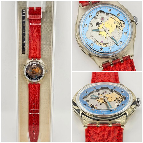 Swatch automatic red ahead - swatch,