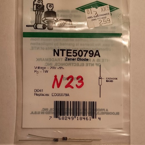 Nte5079a diodo zener n23 - zener,