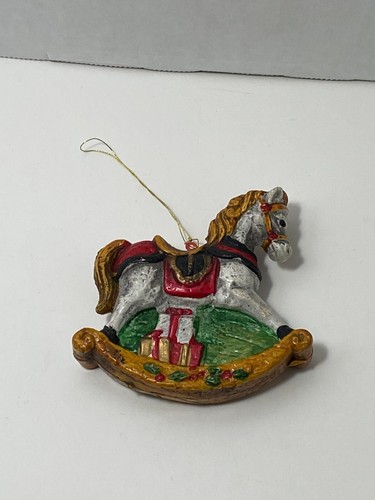 Ornamento cavallo dondolo - ornamento, a