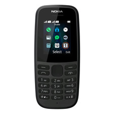 Cellulare Nokia 105 (2019) Black Torcia Radio Garanzia EU Nuovo
