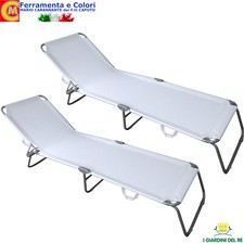 Coppia Lettini In Acciaio