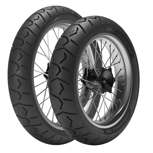 Coppia gomme moto eurogrip - gomme,