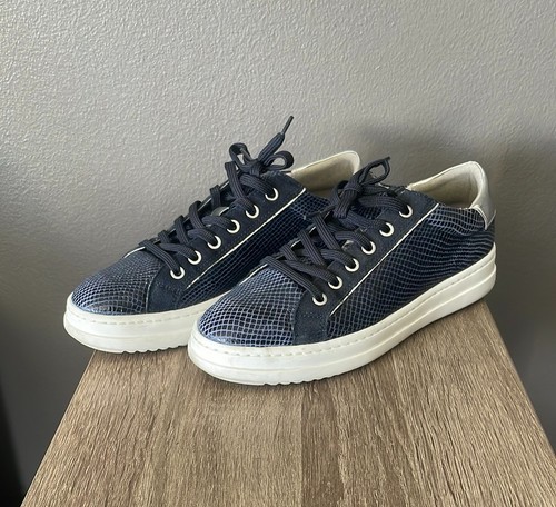 Geox blue snakeskin - , sneakers