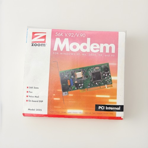 Zoom 3025 56k 90 pci - zoom, v.90