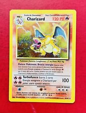 Lotto Carte Pokemon Charizard 4/102 Set Base Holo Raro Bellissimo Ita 