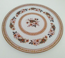 Piatto Porta Torta Ceramica Limoges France Vintage Decorato con Motivi Floreali