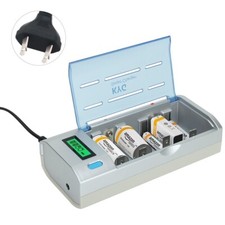 Caricabatterie KYG batterie pile AA AAA C D 9V Ni-Mh