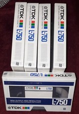 5x Videocassette Vintage TDK