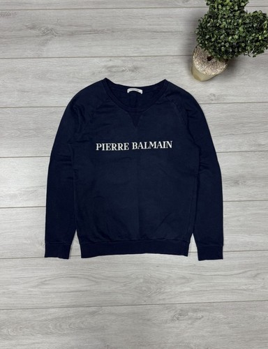 Felpa pierre balmain con logo - felpa,