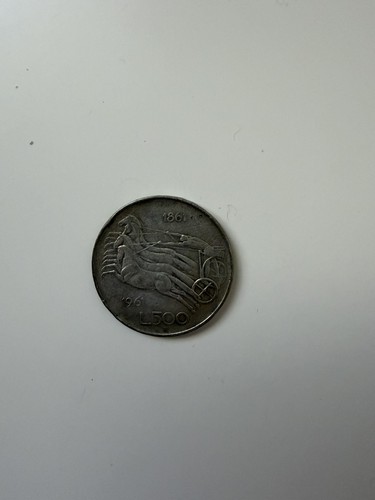 500 lire argento 1861 1961 - lire,