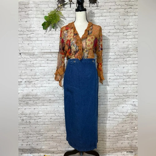 Maxi gonna vintage dak - maxi,