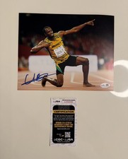 Usain Bolt autografo 8x10 foto