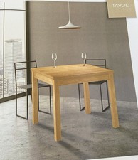 RELAXIA F7843RV TAVOLO IN LEGNO ALLUNGABILE 90/180*90*75H ROVERE VECCHIO