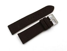Strap Band Cordura Marrone Scuro 24/22mm Tessuto Impermeabile Anallergico Casual