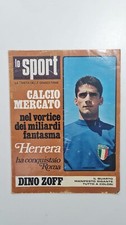 LO SPORT la rivista delle grandi firme NR 8 AGOSTO 1969 POSTER DINO ZOFF