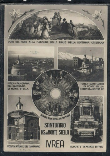 Cartolina ivrea santuario s - santuario, n.s