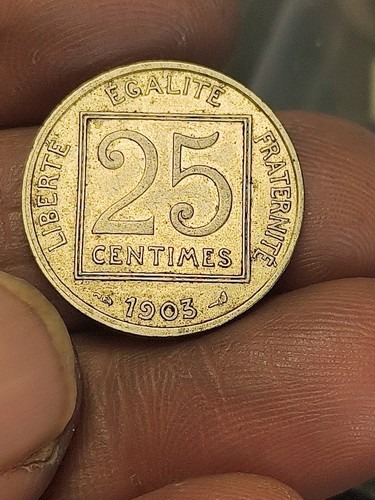 1903 moneta francia - francia, 25