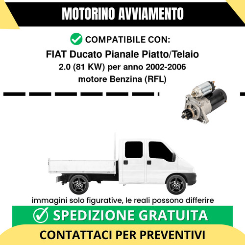 Motorino avviamento fiat - motorino,