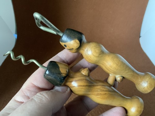 Antico cavatappi figurativo - , in