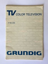 GRUNDIG TV Color P 50-450 Manuale d'Uso