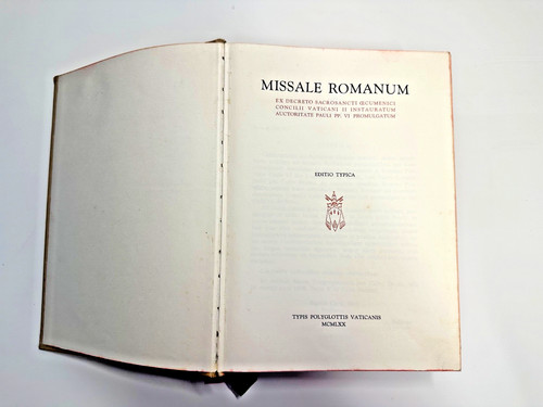 Missale romanum messale romano - missale,
