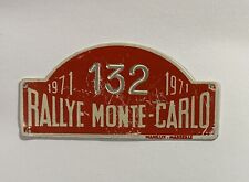 1971 Rallye Monte Carlo distintivo calandra originale Autobianchi A112 Abarth