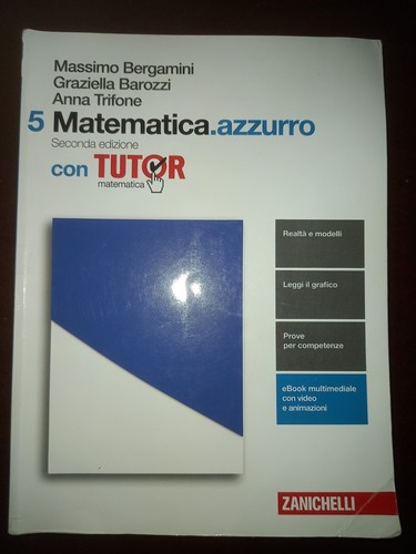 Matematica azzurro seconda - azzurro, 5,