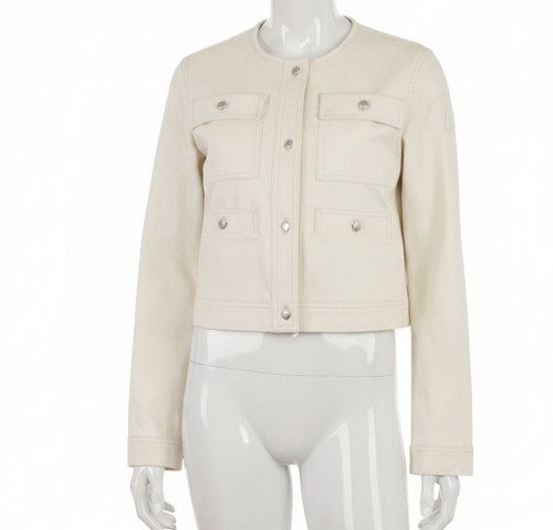 Moncler giacca donna avorio