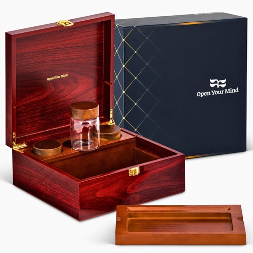 Scatola legno pino con 3 - di,