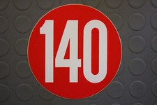 Adesivo LIMITE VELOCITA' 140