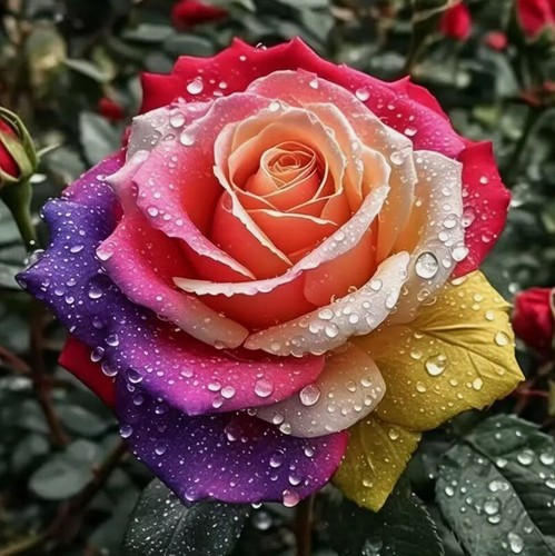Semi rosa multi colore - rosa,