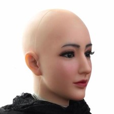 Maschera testa donna silicone