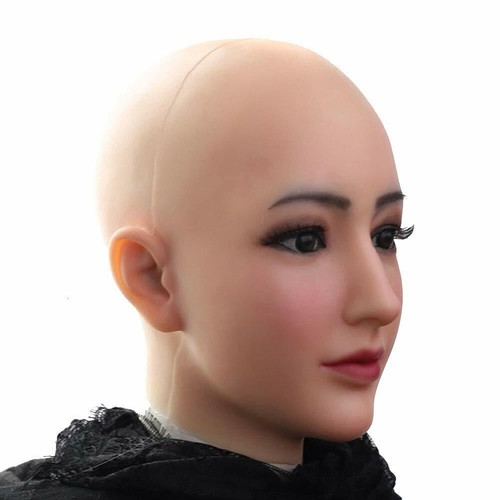 Maschera testa donna silicone