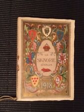 Antico Calendario da Barbiere1918-SIGNORIE ITALIANE-ORIGINALE  Molto bello.RARO.