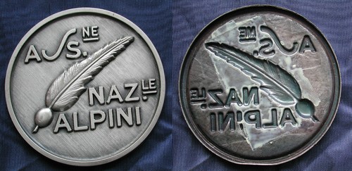 Placca metallica a - metallica, a.n.a