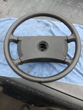 Volante in pelle 40 cm nero