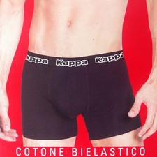 Boxer Uomo Logo Kappa In Vita Cotone Elasticizzato Mod. K1211 Veste Benissimo
